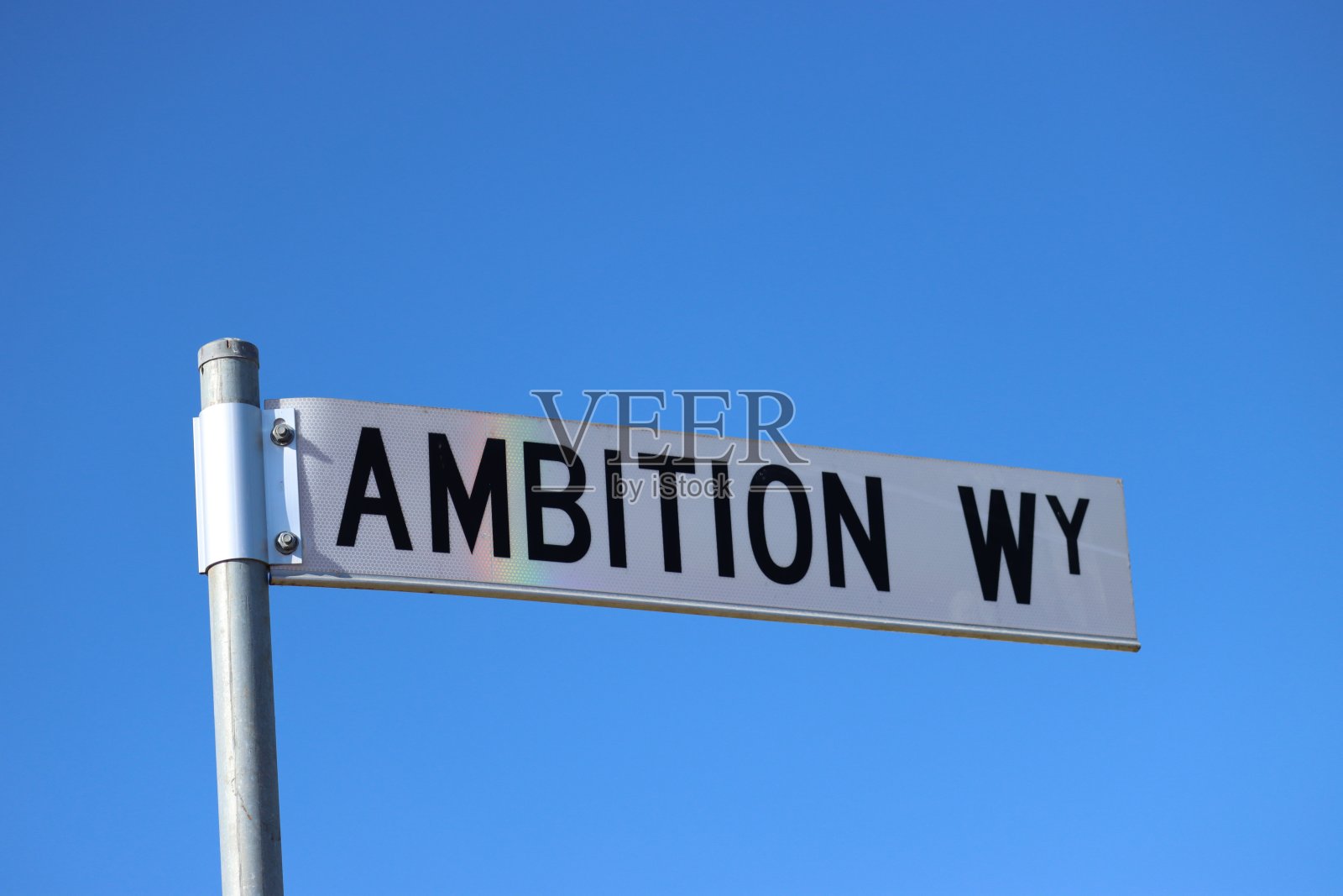 暗示性的路标雄心壮志照片摄影图片