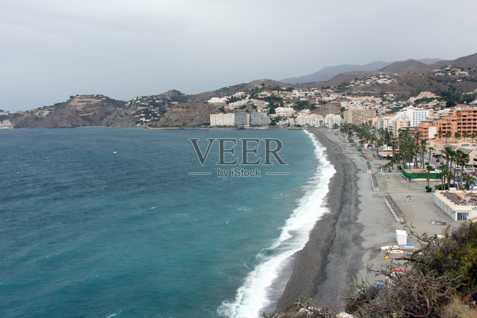 Nerja，西班牙的自治市照片摄影图片