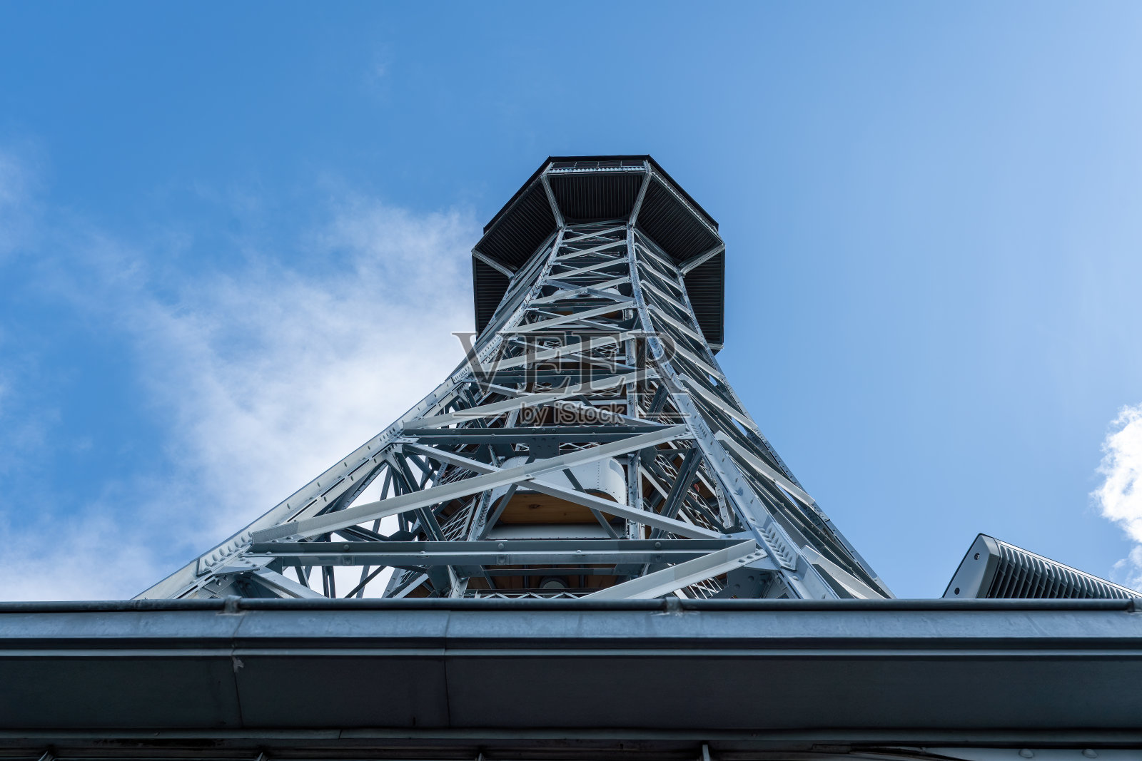 佩特林塔在佩特林山-布拉格，捷克共和国照片摄影图片