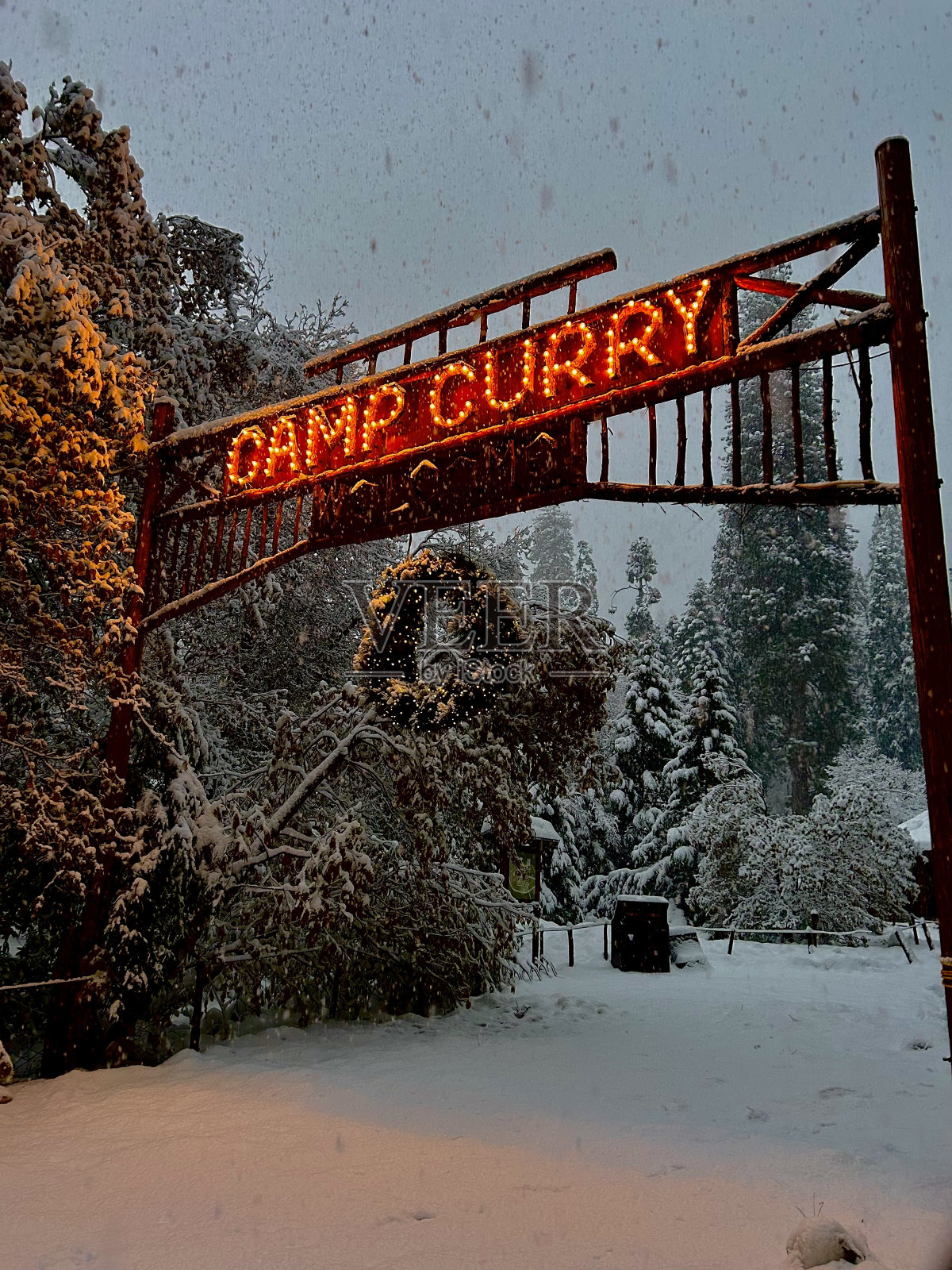 咖喱营冬季照片摄影图片