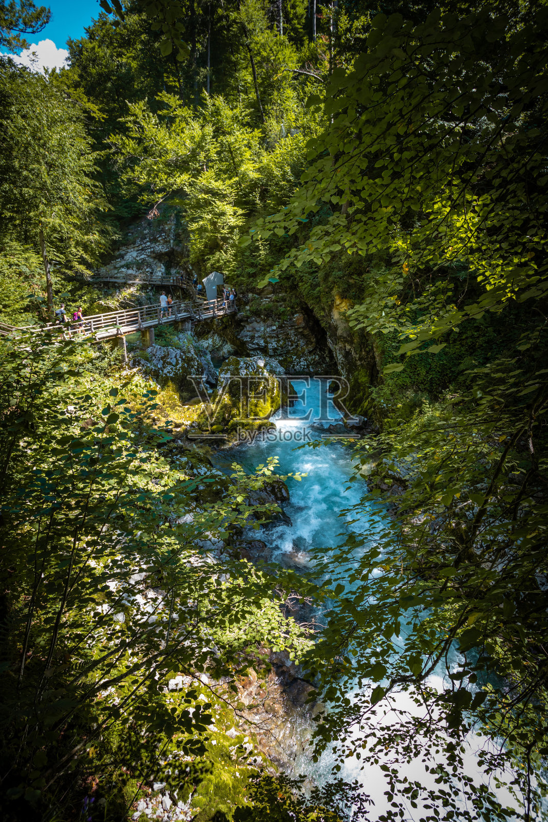 斯洛文尼亚的温特加峡谷照片摄影图片