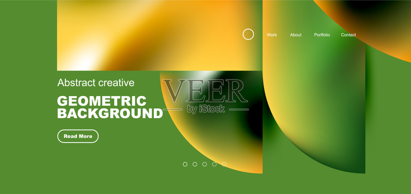 抽象圆和圆形元素几何插画图片素材