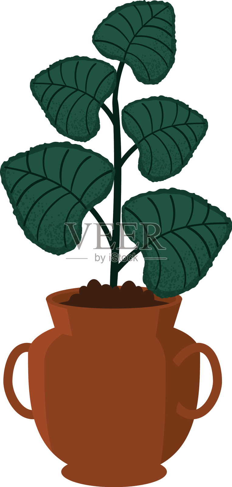 室内盆栽设计元素图片