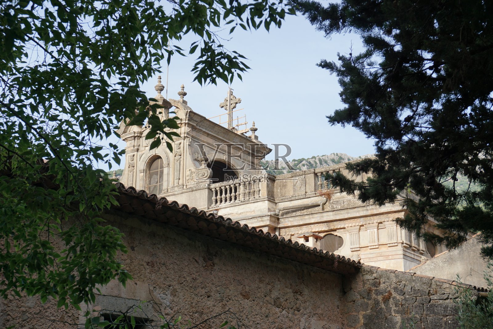 圣玛丽亚德吕克圣殿，西班牙马略卡岛照片摄影图片