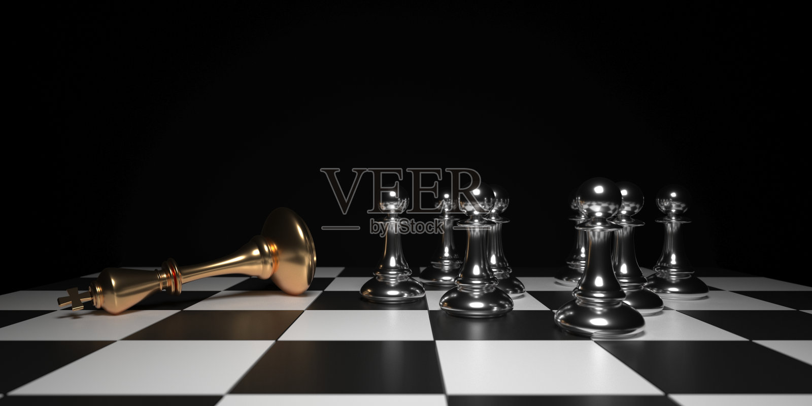 国际象棋王。领导者成功的概念。商业领袖概念照片摄影图片