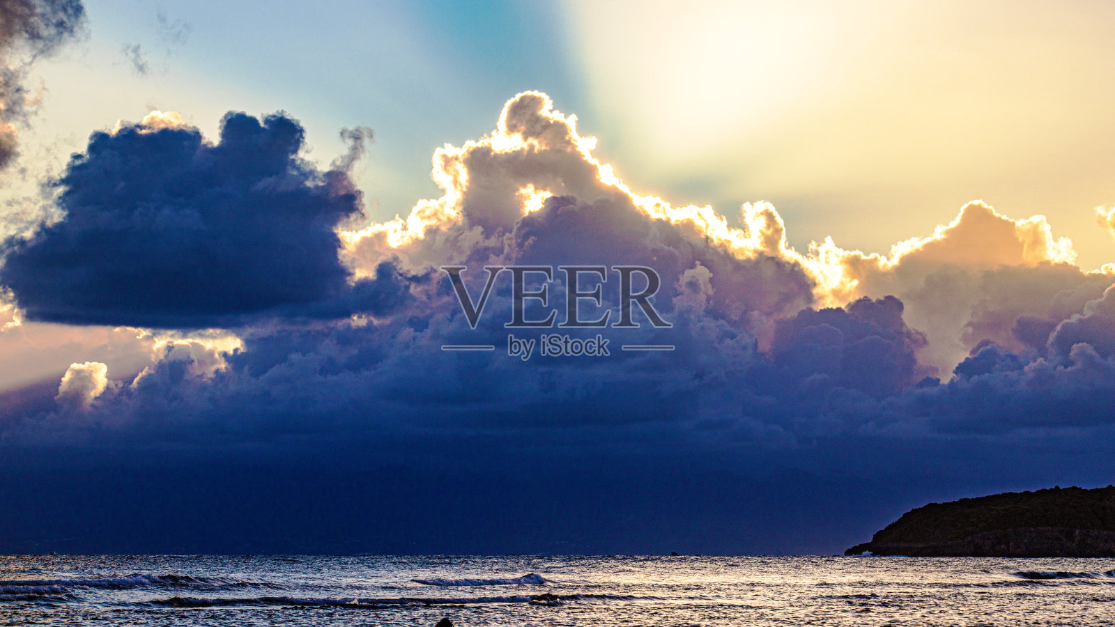 瓜德罗普岛的风景和海滩照片摄影图片