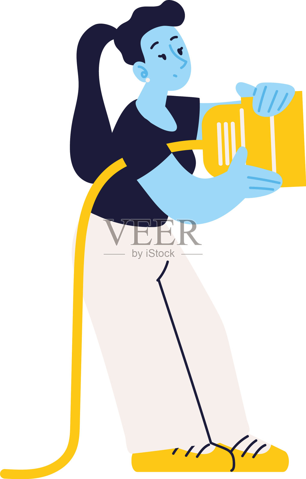 女人404错误主题设计元素图片