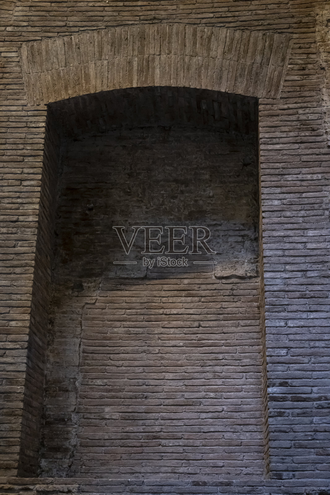 罗马万神殿内部的建筑细节照片摄影图片