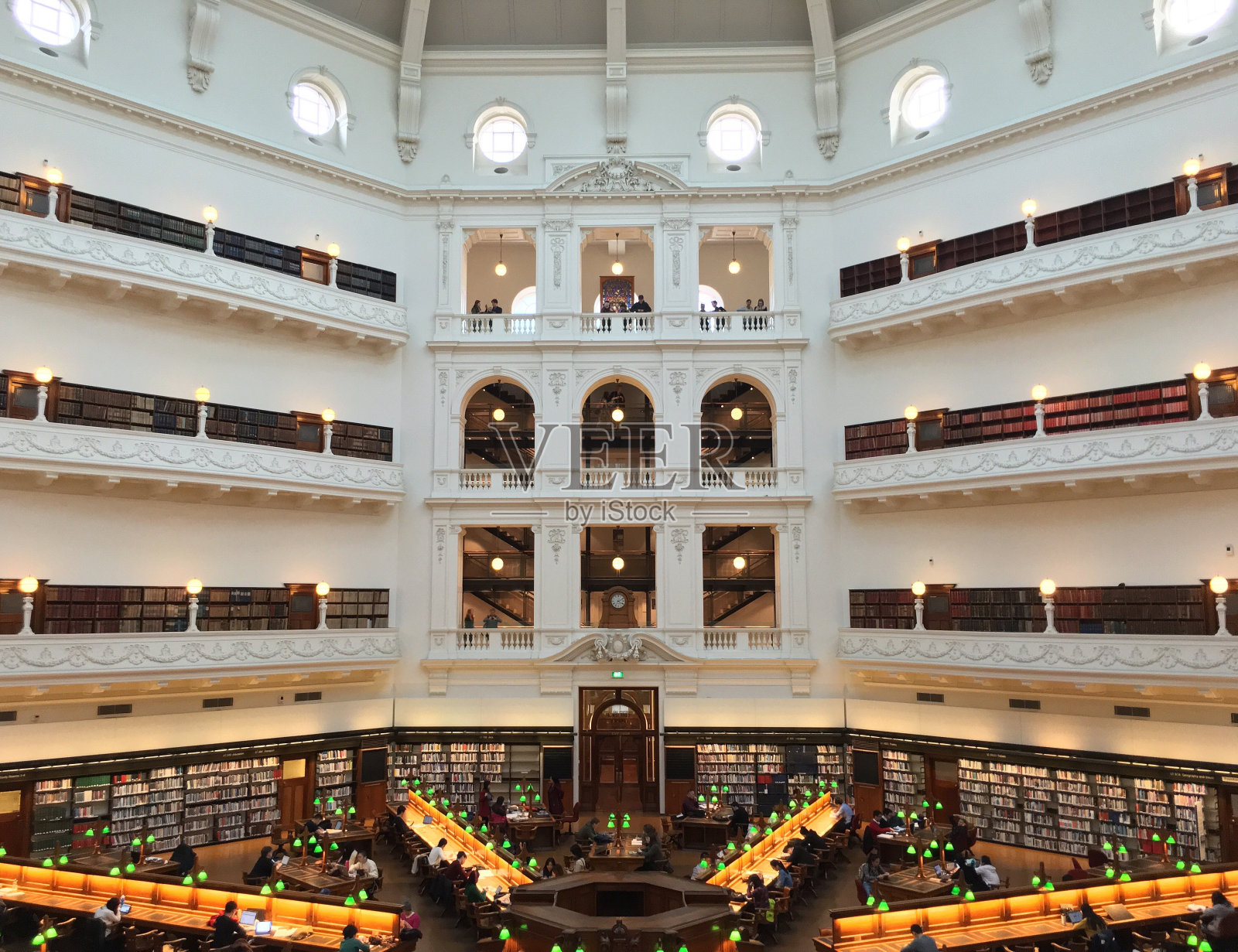 维多利亚州立图书馆照片摄影图片