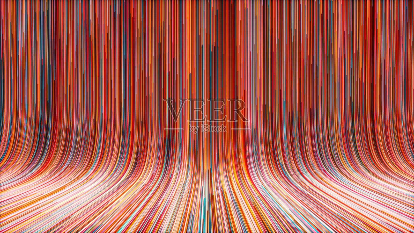 缤纷流动的工艺线条照片摄影图片