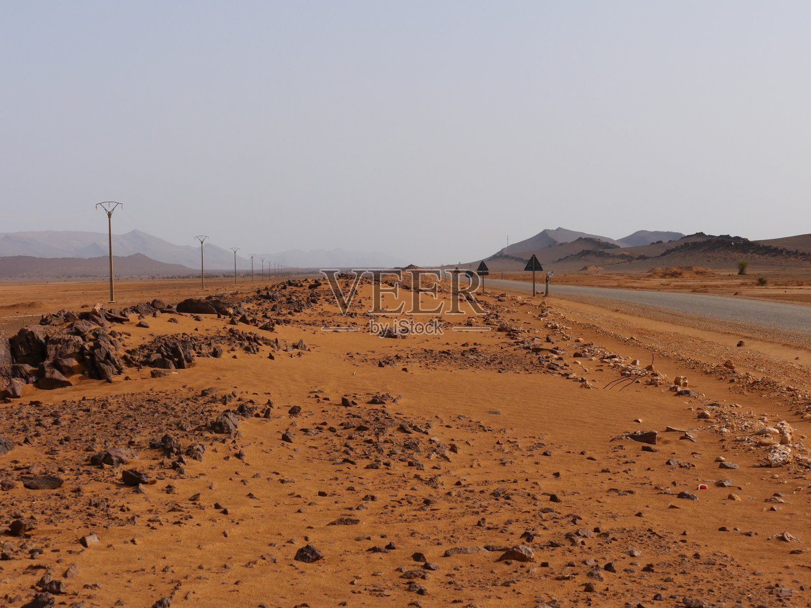 沙漠景观，摩洛哥南部照片摄影图片