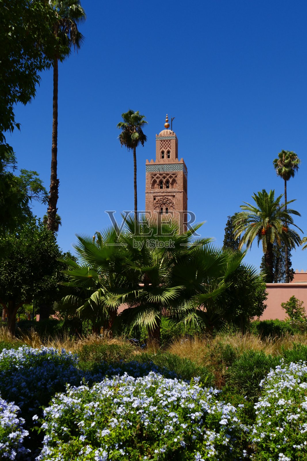 马拉喀什的库图比亚照片摄影图片