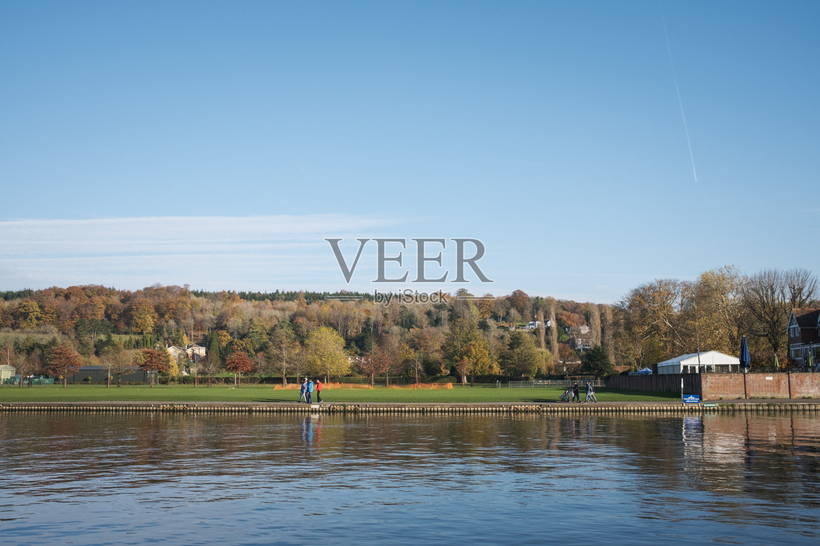 欧洲英国泰晤士河畔亨利的泰晤士河秋日照片摄影图片