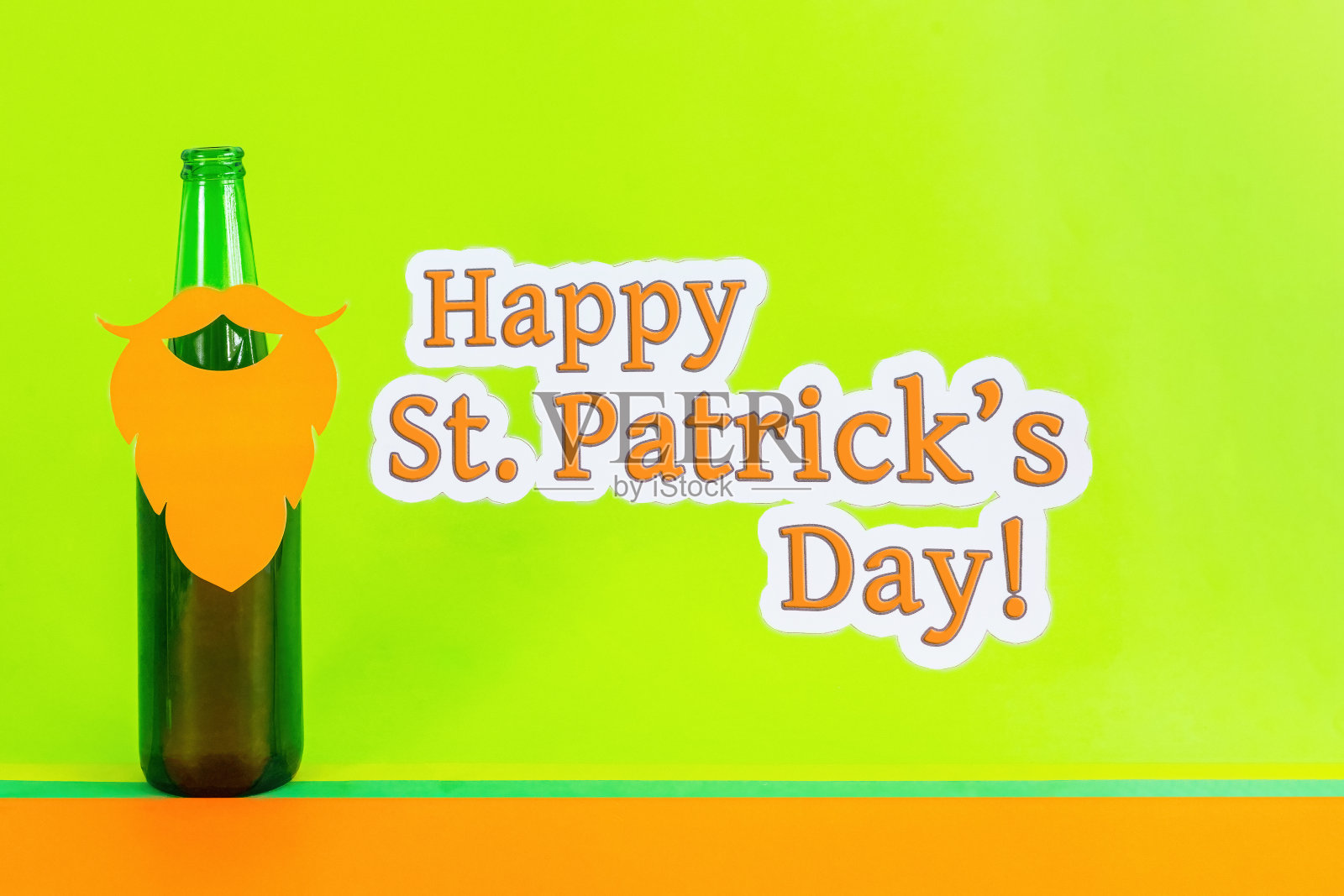 圣帕特里克节假日庆祝活动，幸运概念照片摄影图片