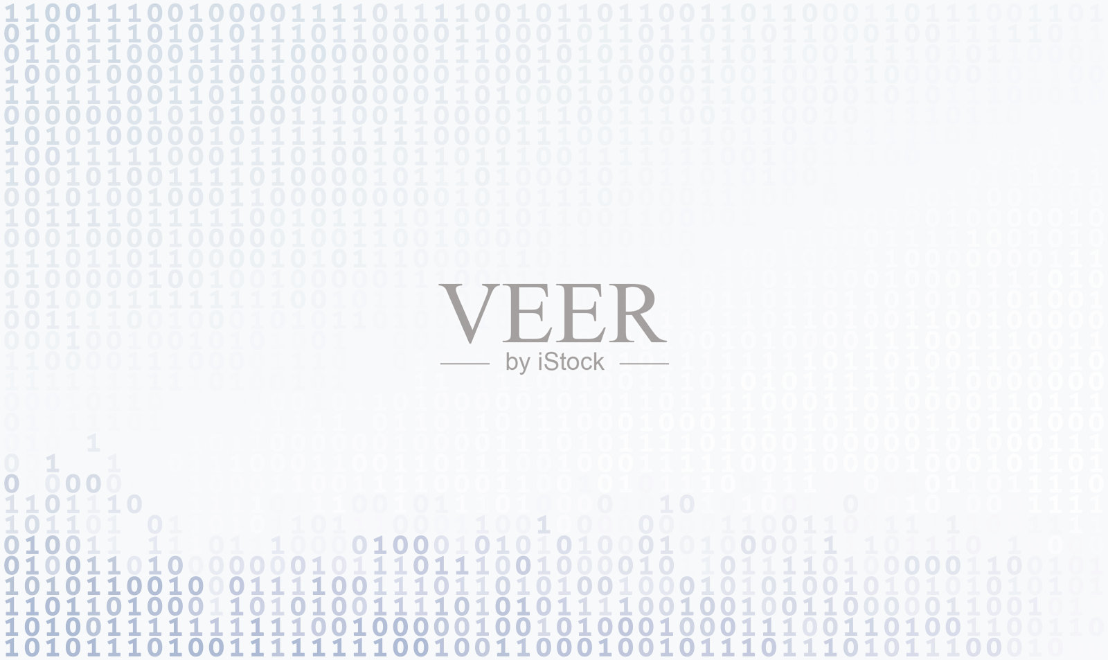 二进制背景由1和0。数字阵列矢量图案插画图片素材