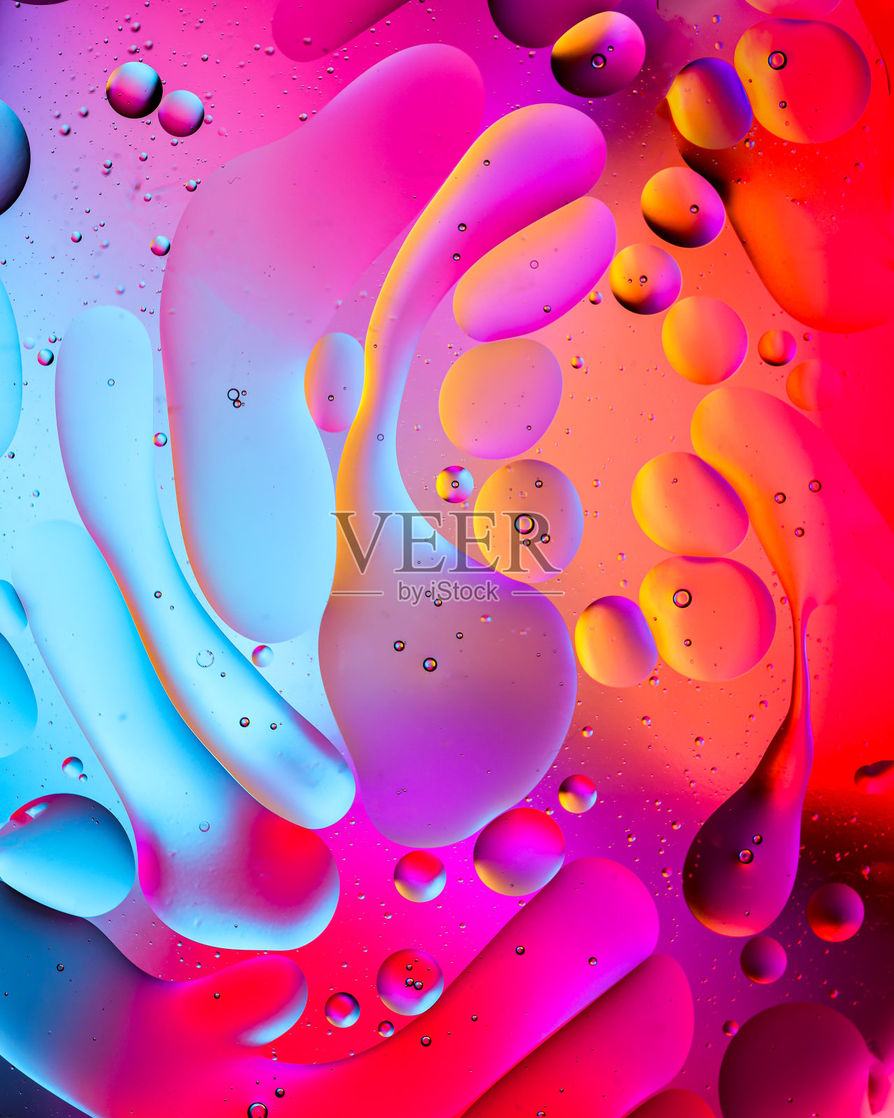 彩色油彩水上图案照片摄影图片