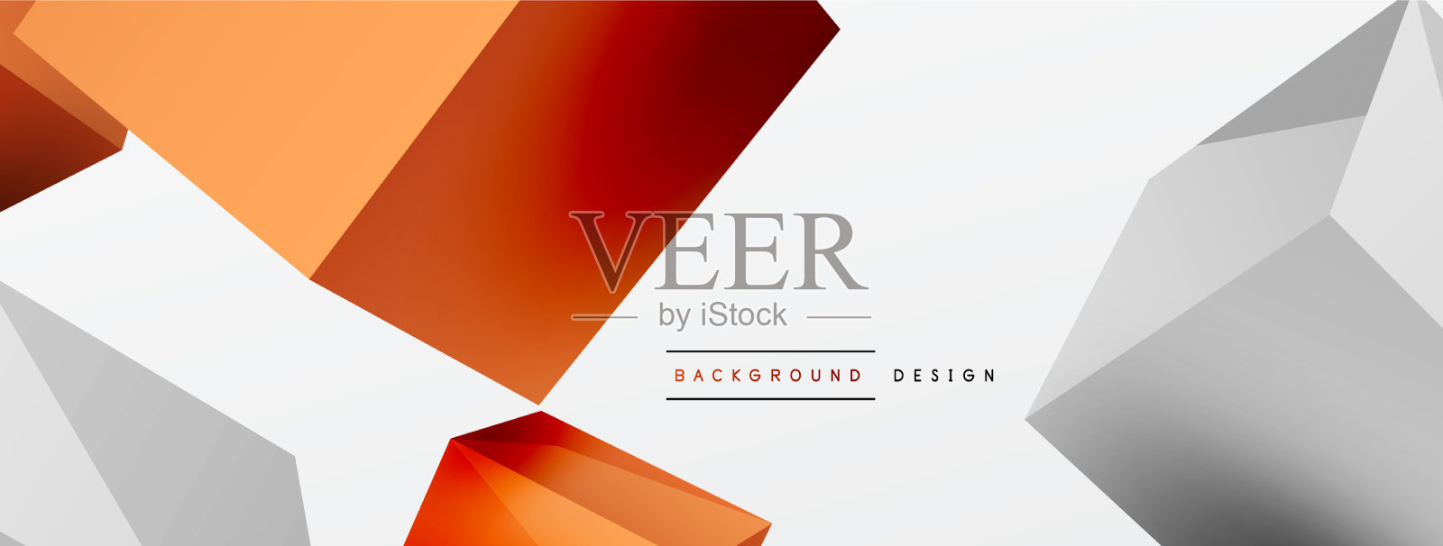 三维立方体抽象背景组成插画图片素材