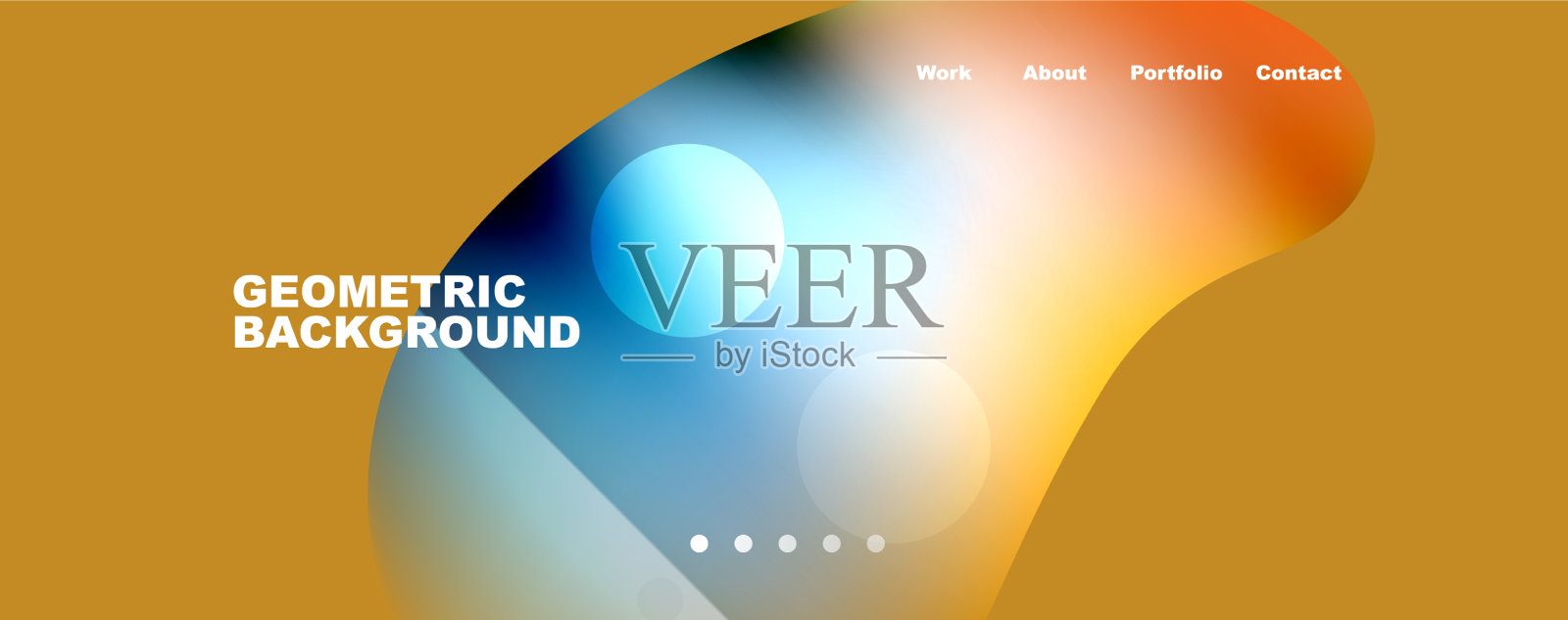 几何流动形状抽象背景插画图片素材