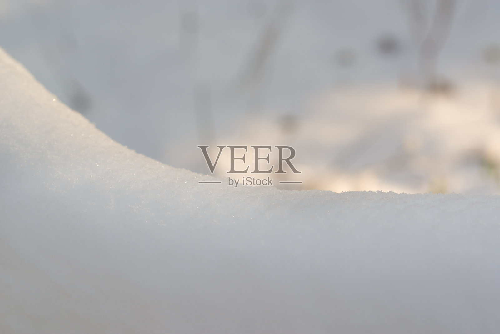 冬季积雪背景特写选择性聚焦照片摄影图片