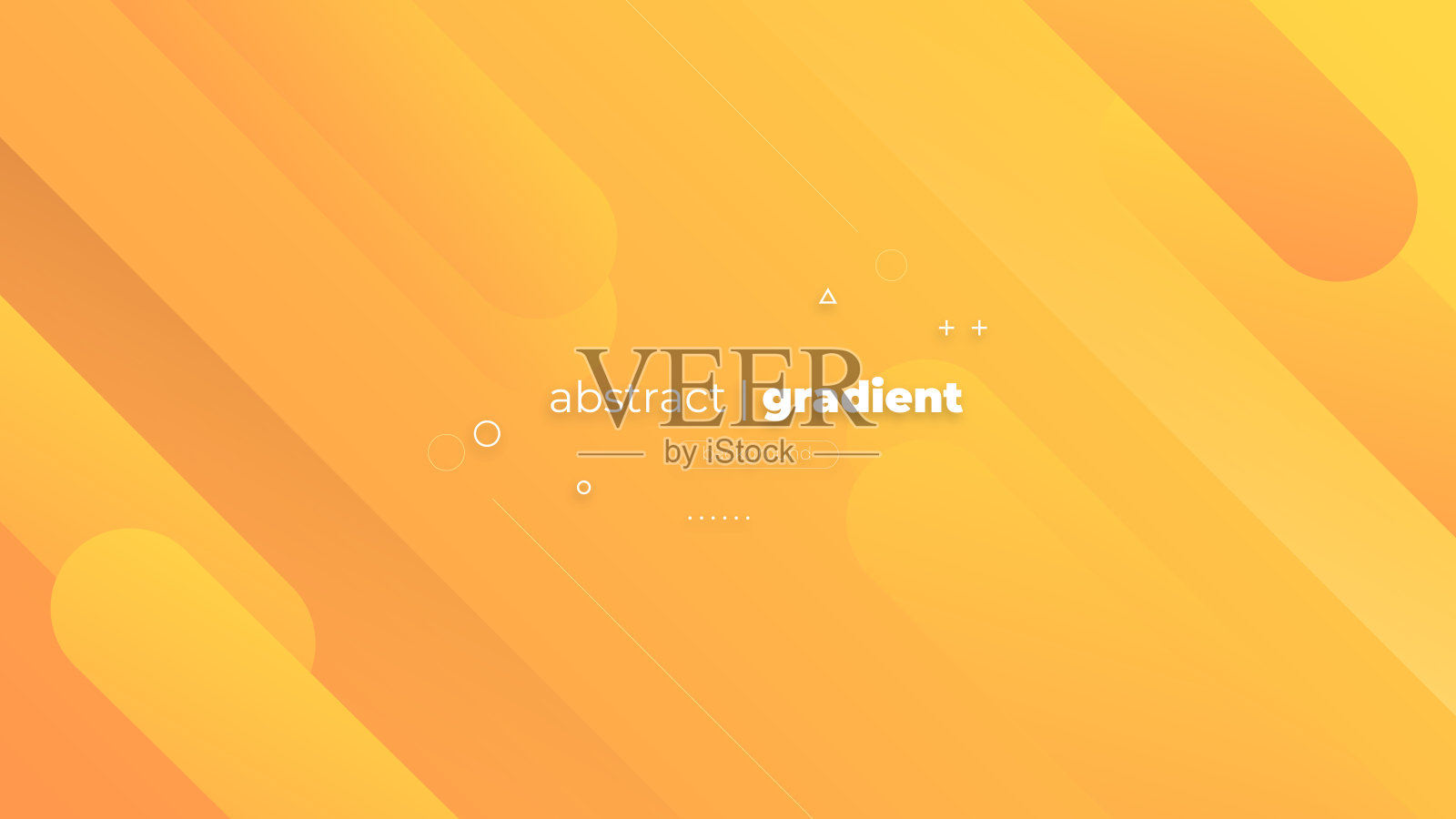 现代背景与运动倾斜斜线元素和橘黄色渐变颜色插画图片素材