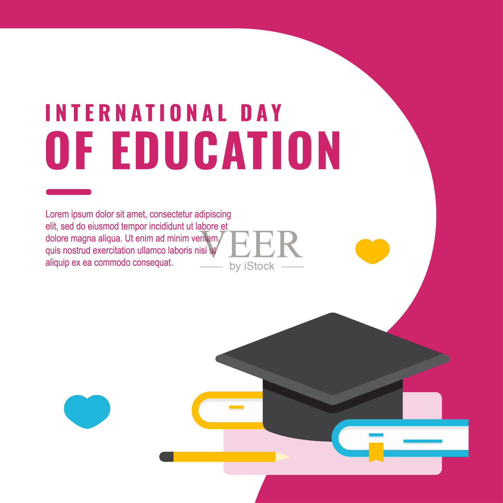 国际教育日为国际时刻设计背景插画图片素材