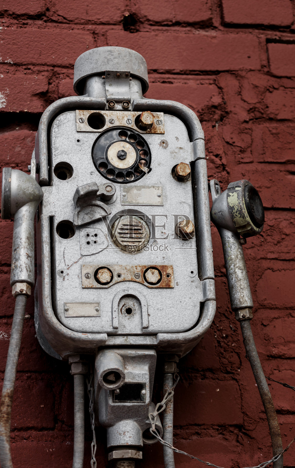 老式街头电话照片摄影图片