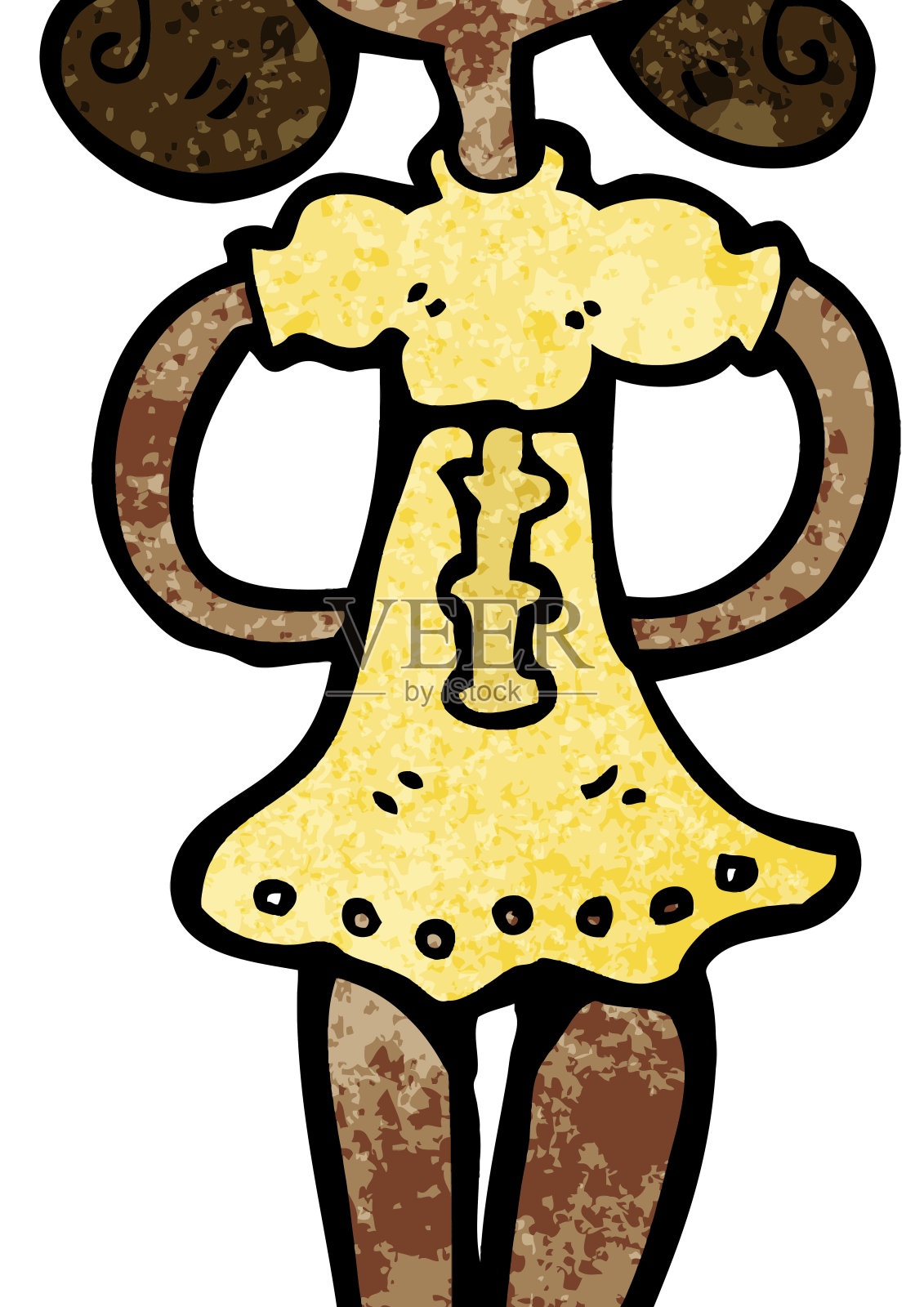 卡通女模特插画图片素材