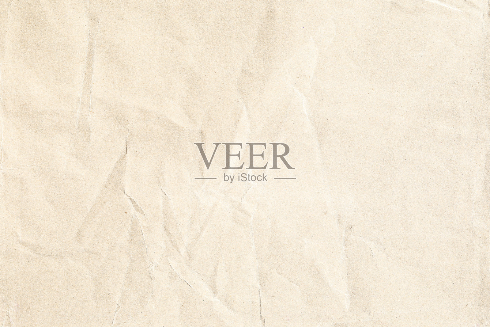 浅棕色皱巴巴的纸张质地照片摄影图片