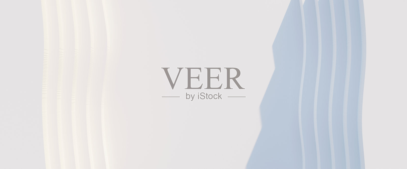 俯视图简单的空白色讲台舞台背景。未来科技设计。抽象的参数化内部。空白打开3D插图模型。白色建筑苍白的几何图案。照片摄影图片