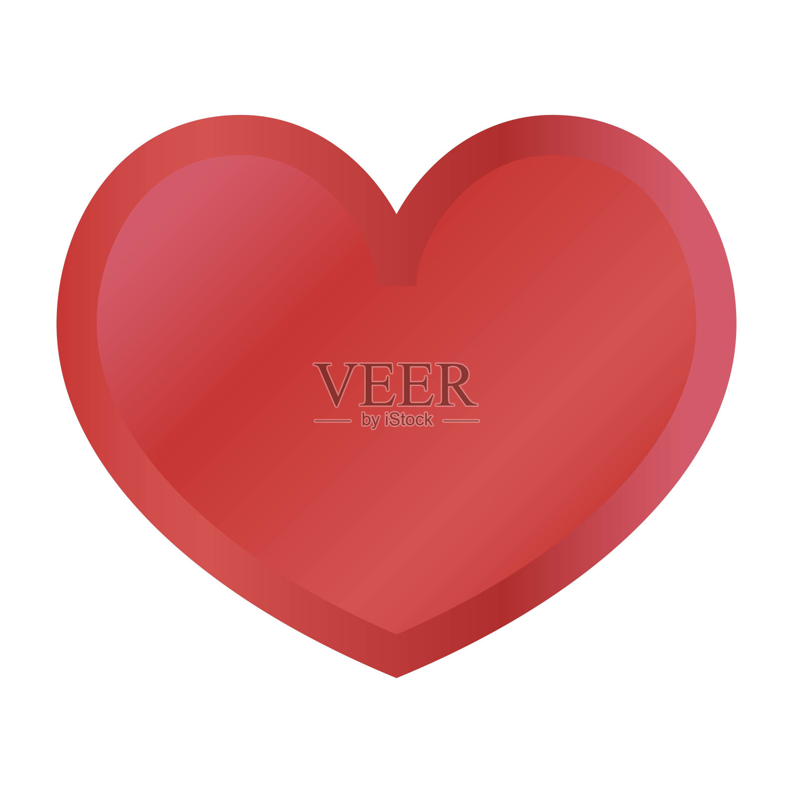 简单的心形插图插画图片素材