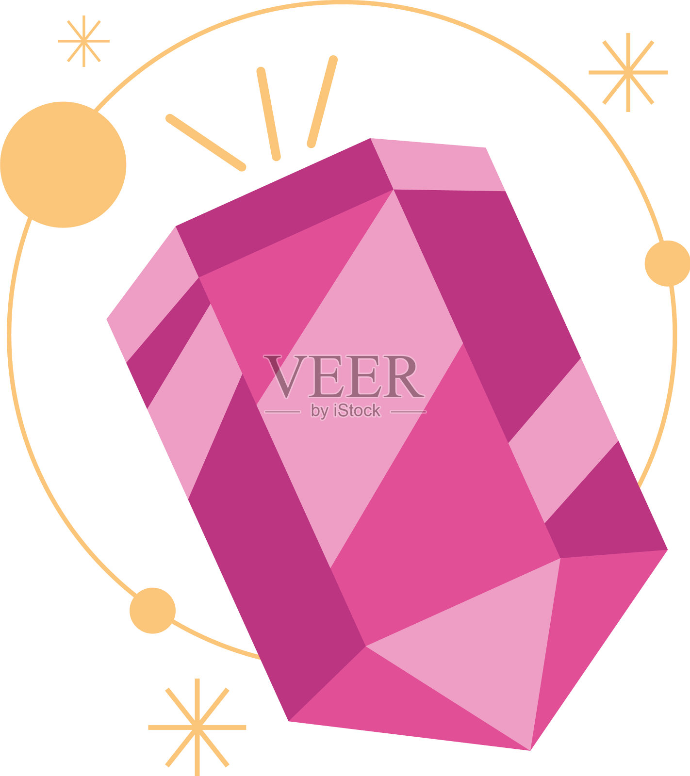 粉石英炼金术学说设计元素图片