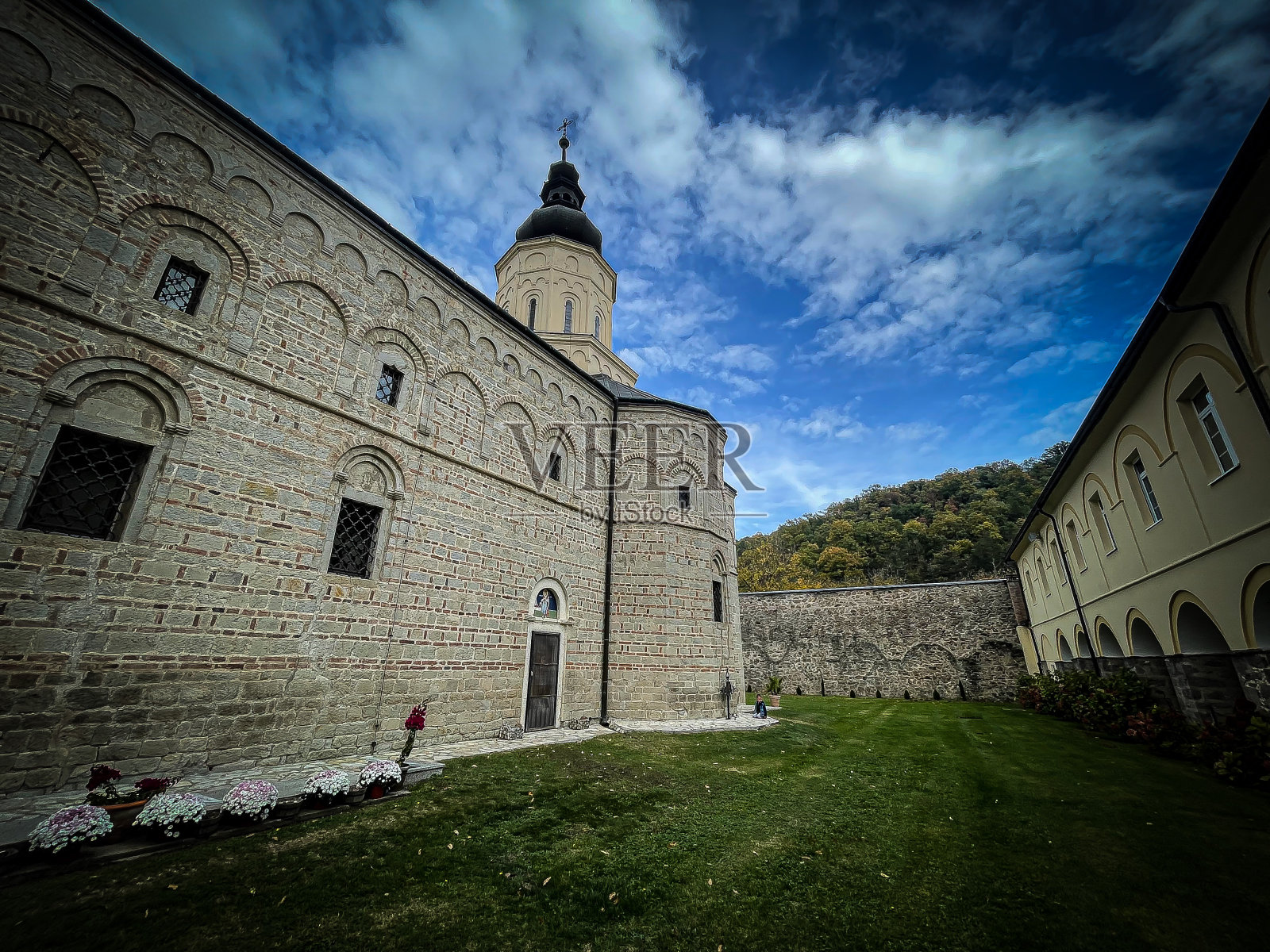 贾扎克修道院照片摄影图片