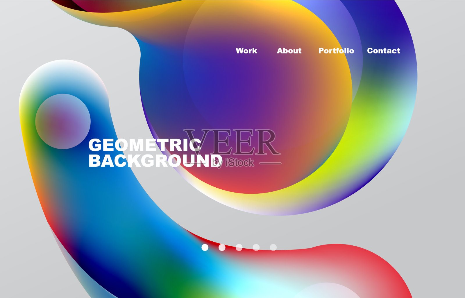 登陆页面抽象液体背景流动插画图片素材