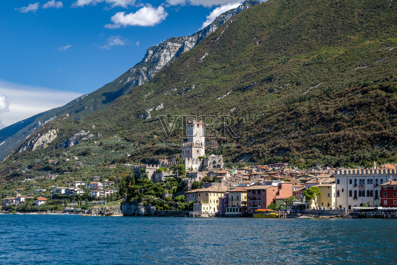 马尔切西内城照片摄影图片
