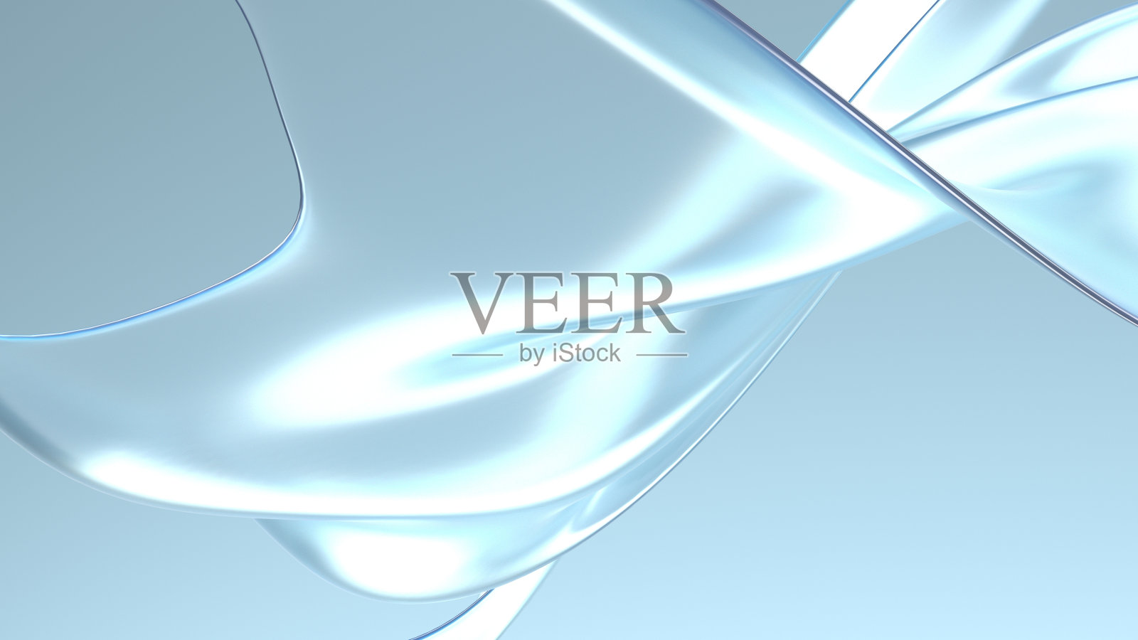 抽象的背景与光滑的玻璃波照片摄影图片