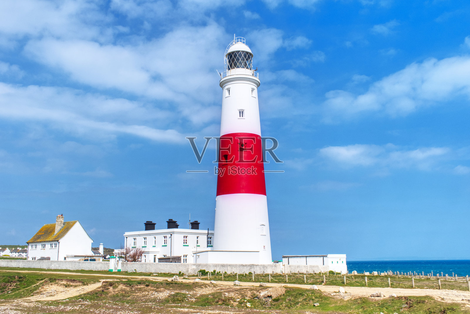 英国波特兰比尔灯塔照片摄影图片