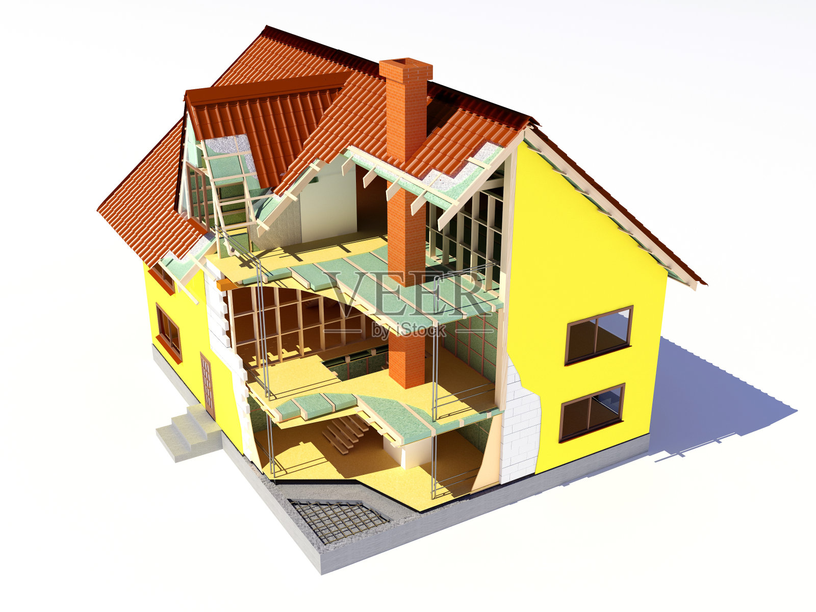 模型房子照片摄影图片