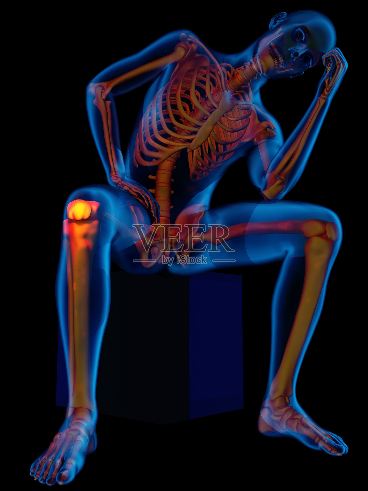 疼痛。照片摄影图片