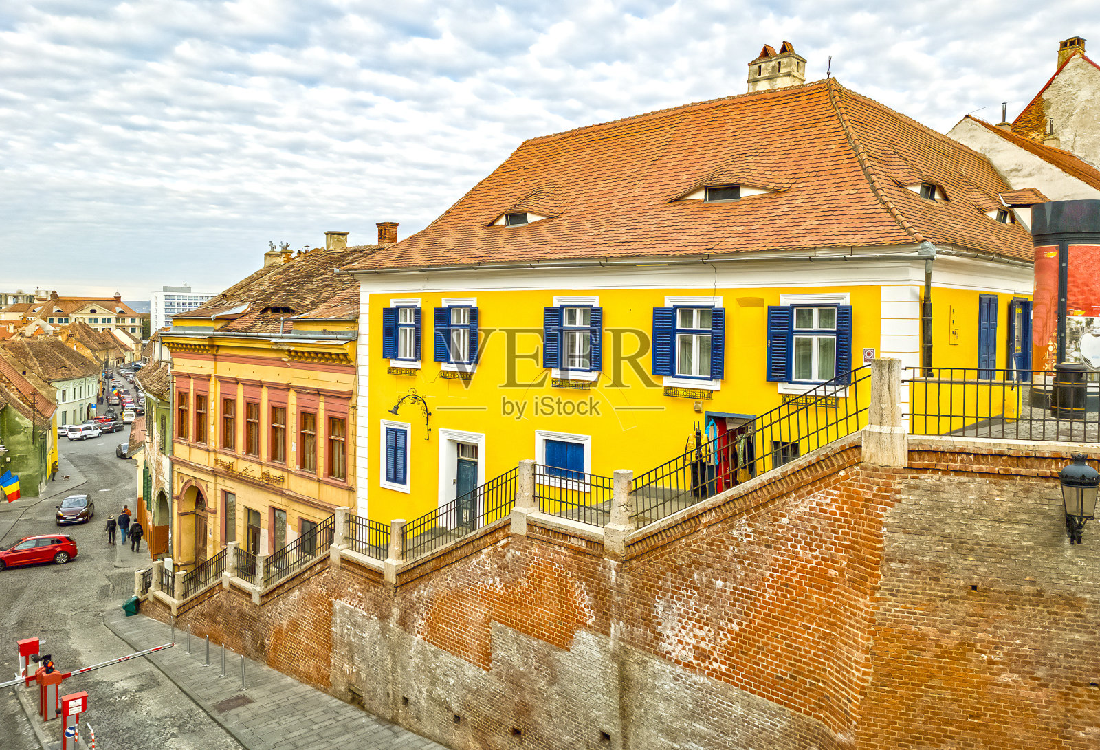 西比乌，罗马尼亚特兰西瓦尼亚的一个城市照片摄影图片