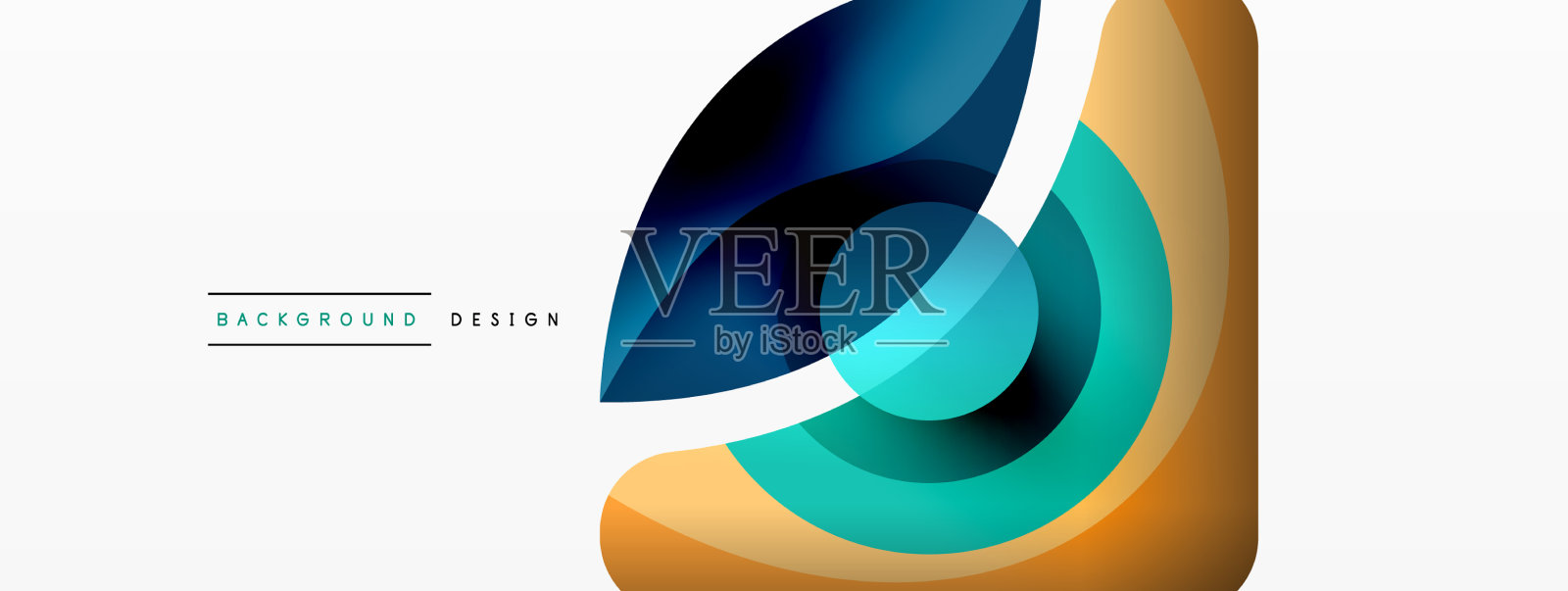 创意几何墙纸最小抽象插画图片素材