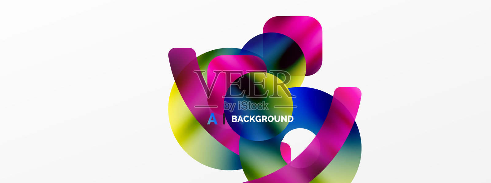 金属光泽几何表面圆形插画图片素材