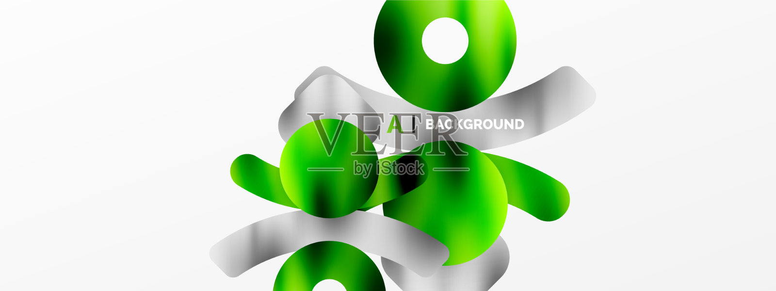 金属光泽几何表面圆形插画图片素材