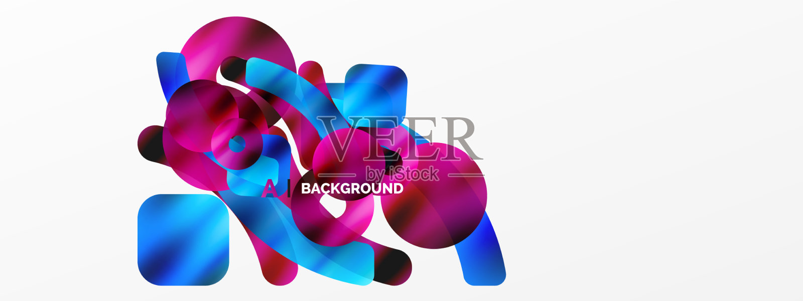 金属光泽几何表面圆形插画图片素材