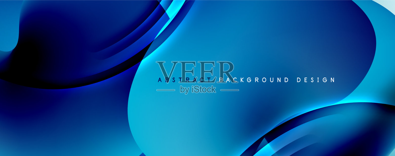 新潮简单的流体色彩梯度抽象插画图片素材