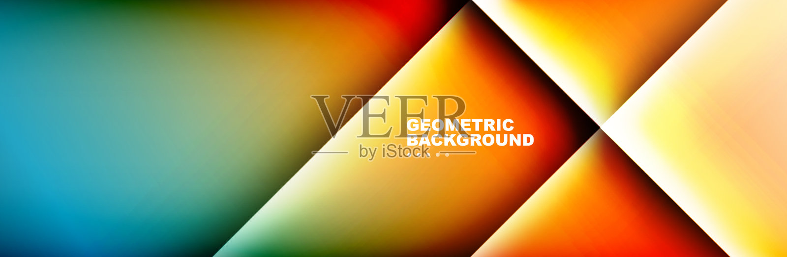 抽象的背景——正方形和线条插画图片素材