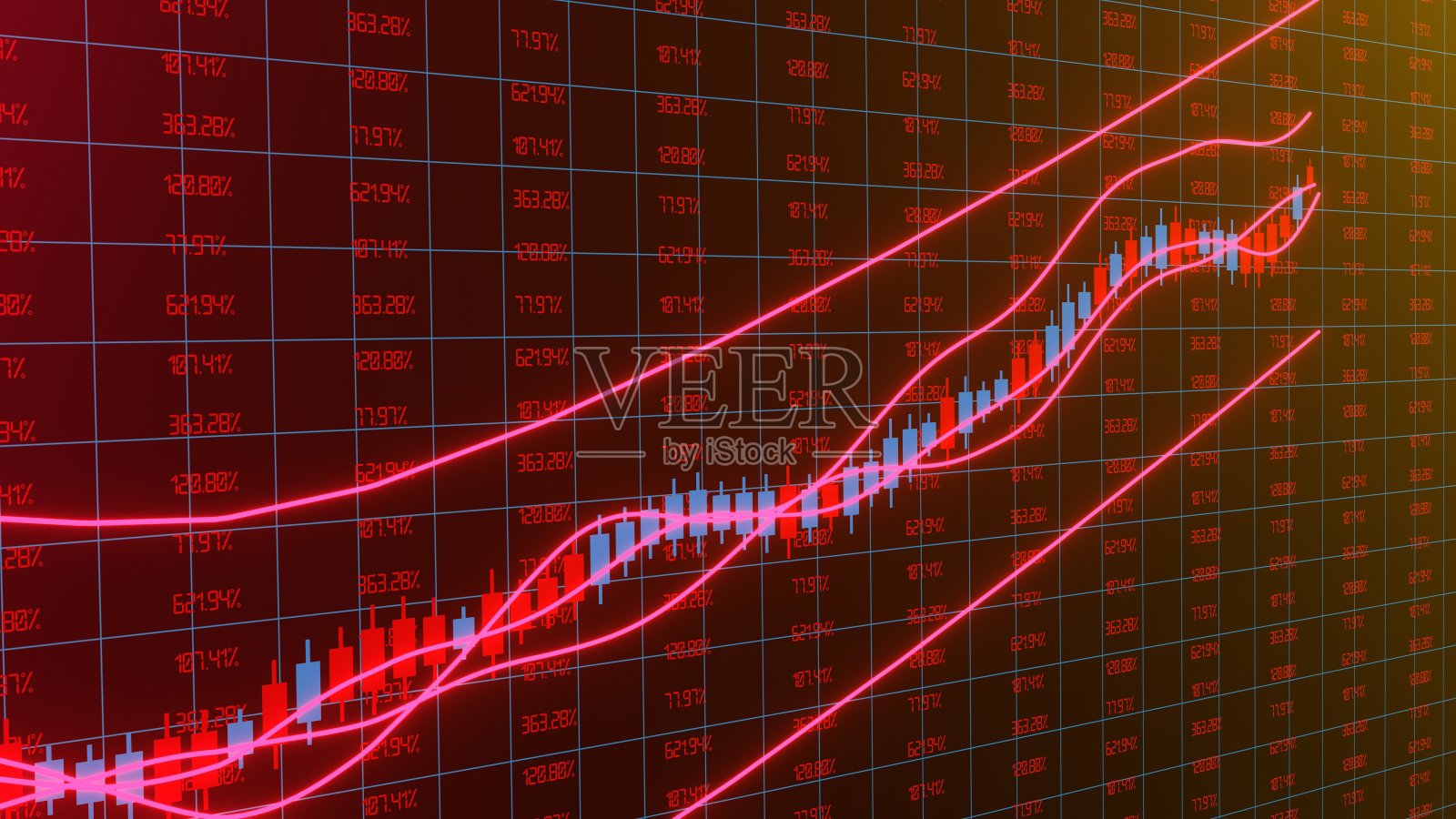 财务图表。收入图。照片摄影图片