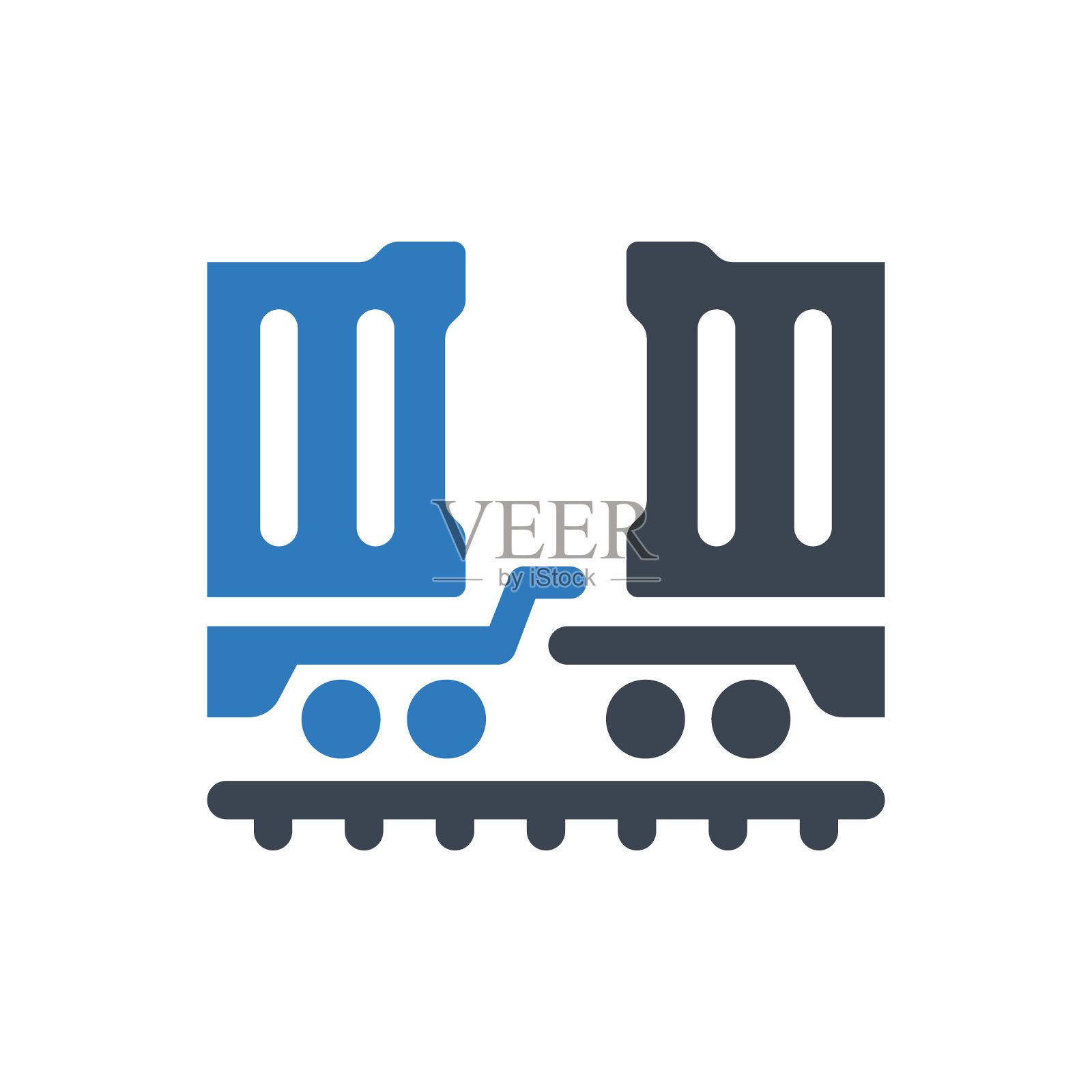 货运列车图标图标素材