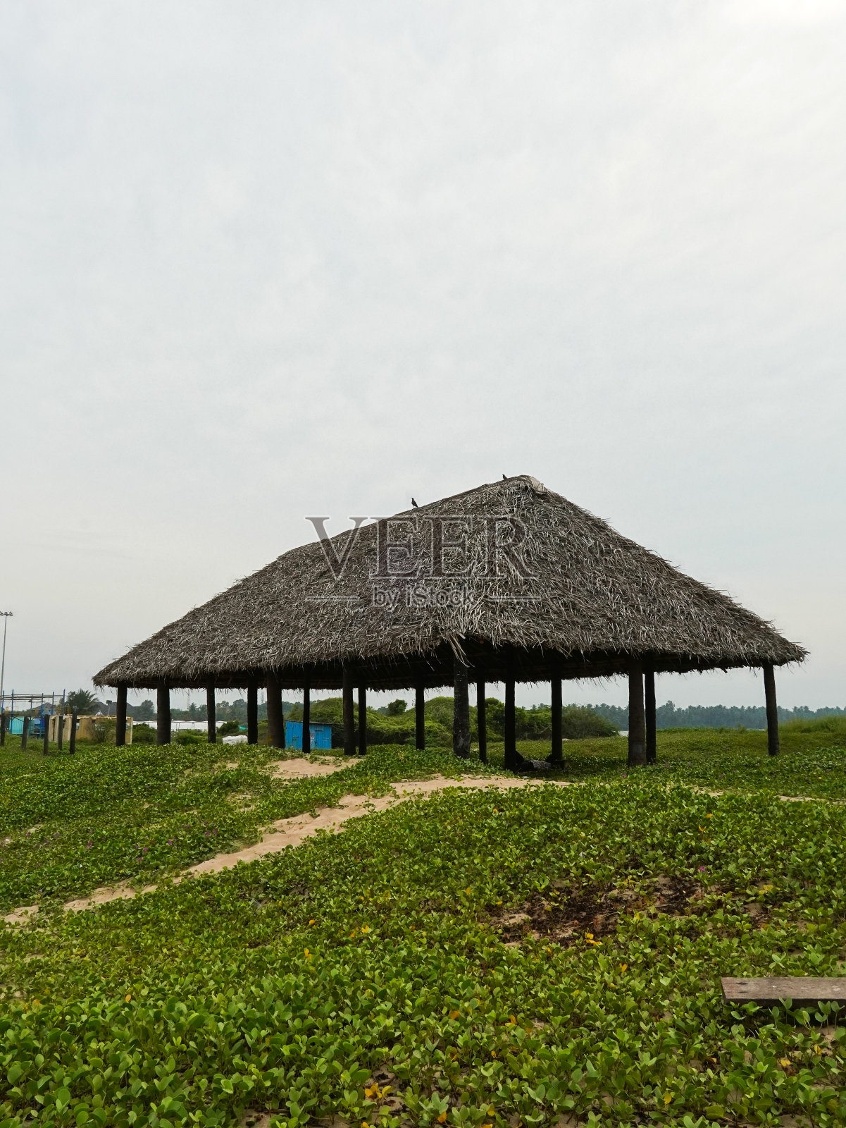 一间大木屋照片摄影图片