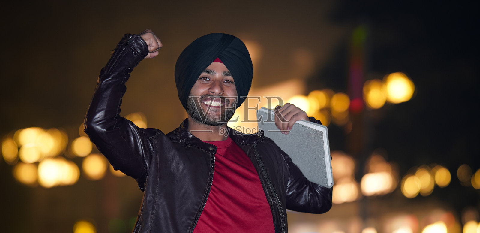 专业自信的旁遮普大学生形象照片摄影图片