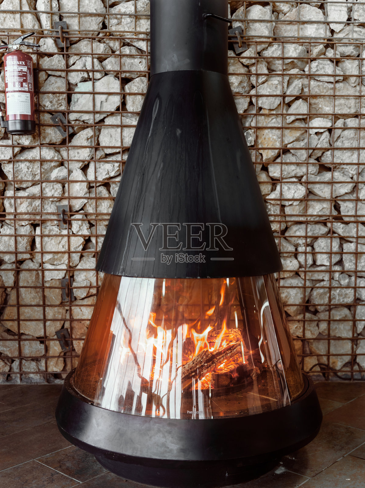 壁炉在为冬天取暖照片摄影图片